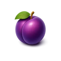 Plum 3D icon