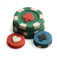 Poker Chips 3D icon
