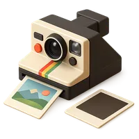 Polaroid Camera 3D icon