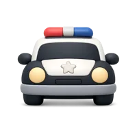 Police Car 3D icon