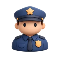 Police Officer 3D icon