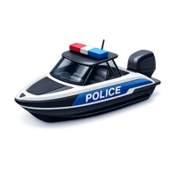 Police Speedboat 3D icon