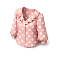 Polka Dot Blouse 3D icon