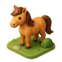 Pony 3D icon