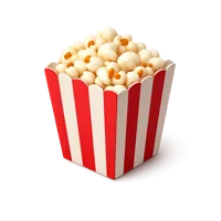 Red Popcorn 3D icon