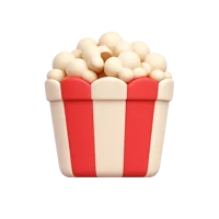 Popcorn 3D icon