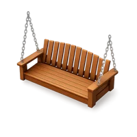 Brown Porch Swing 3D icon