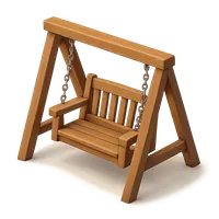 Porch Swing 3D icon