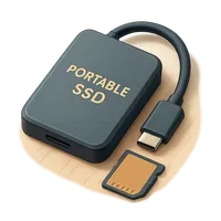 Portable SSD 3D icon