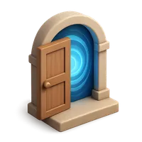 Portal Door 3D icon