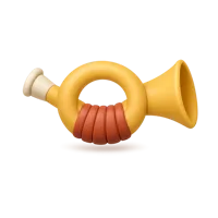 Post Horn 3D icon