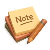 Post-it Notes 3D icon