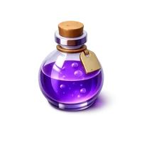 Purple Potion 3D icon