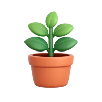 Potted Plant 3D icon