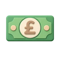Pound Banknote 3D icon