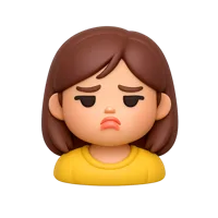 Pouting Woman 3D icon