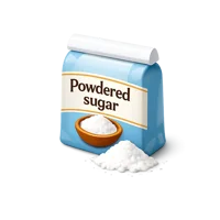 Powdered Sugar 3D icon
