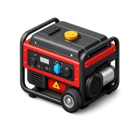 Red Power Generator 3D icon