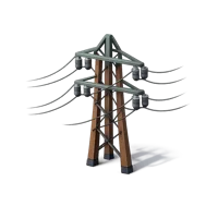 Power Lines 3D icon