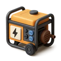Power Generator 3D icon