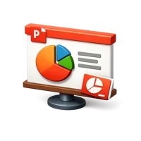 PowerPoint 3D icon