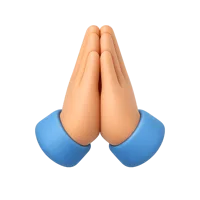 Praying Hands 3D icon