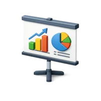 Presentation 3D icon