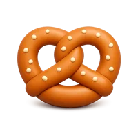 Pretzel 3D icon