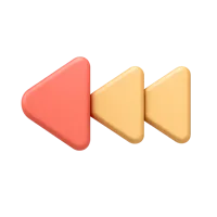 Previous Track 3D icon