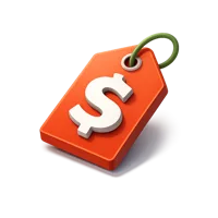 Price Tag 3D icon