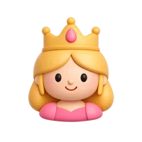 Princess 3D icon