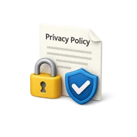 Privacy Policy 3D icon