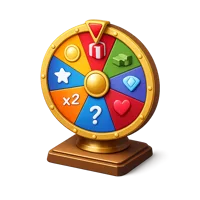 Brown Prize Wheel 3D icon