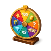 Amber Prize Wheel 3D icon