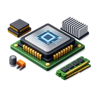 Processor 3D icon