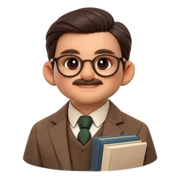 Professor Avatar 3D icon