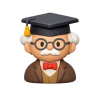 Professor 3D icon