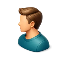 Teal Profile 3D icon
