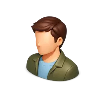 Brown Profile 3D icon