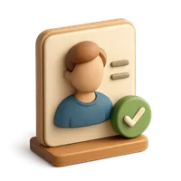 Profile 3D icon