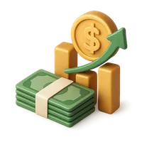 Profit 3D icon