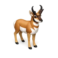 Pronghorn 3D icon