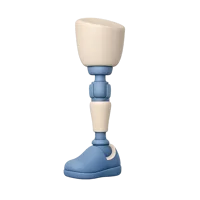 Prosthetic Leg 3D icon