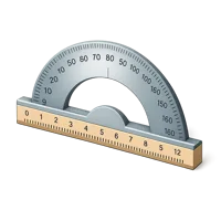 Protractor 3D icon
