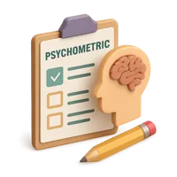 Psychometric 3D icon