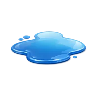 Blue Puddle 3D icon