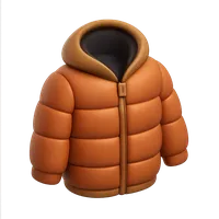 Puffer Jacket 3D icon