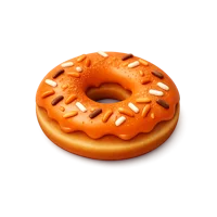 Pumpkin Donut 3D icon