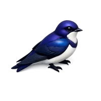 Purple Martin 3D icon