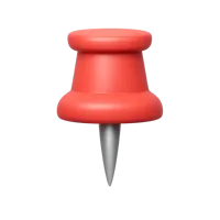 Push Pin 3D icon